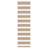 Store zèbre marron sable largeur du tissu 40,9 cm polyester 