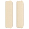 Tête de lit avec oreilles Crème 163x16x78/88 cm Tissu 