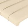 Tête de lit avec oreilles Crème 163x16x78/88 cm Tissu 