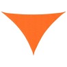 Voile de parasol tissu oxford triangulaire 3x3x4,24 m orange 
