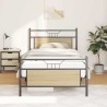 Cadre de lit sans matelas chêne sonoma 100x190 cm 