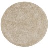 Tapis ISTAN à poils longs aspect brillant beige Ø 200 cm 