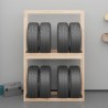 Porte-pneus 120x40x180 cm Bois de pin massif 