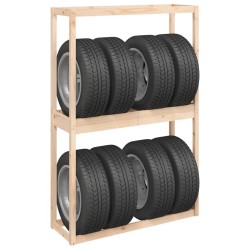 Porte-pneus 120x40x180 cm Bois de pin massif 