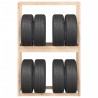 Porte-pneus 120x40x180 cm Bois de pin massif 