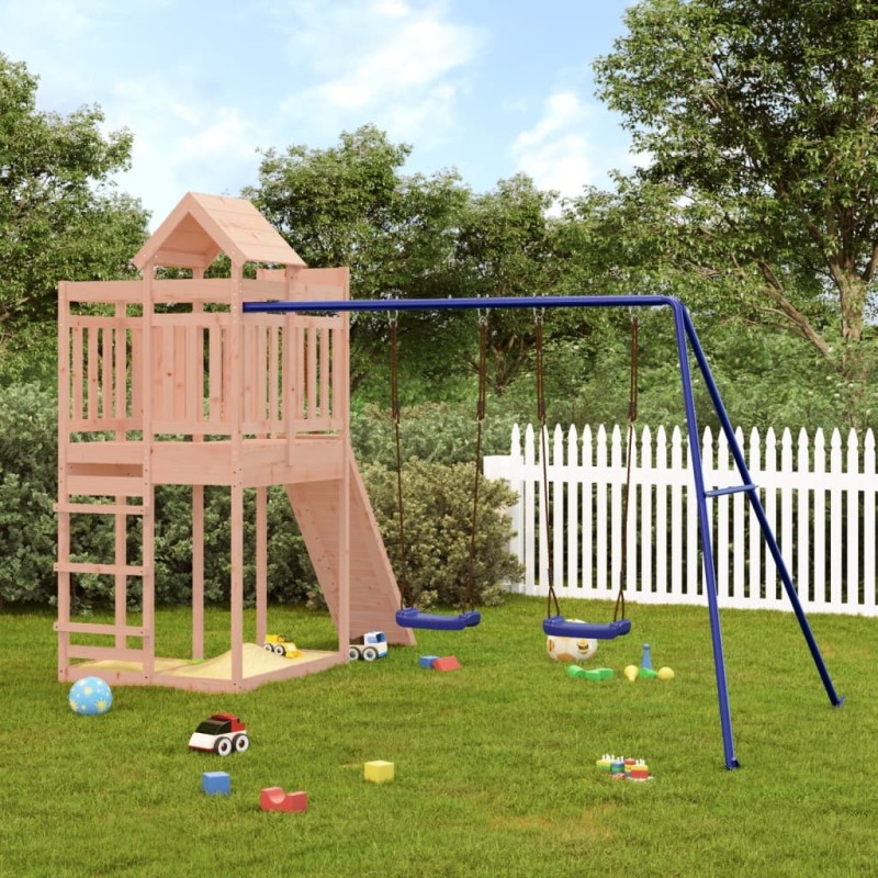 Aire de jeux d'extérieur bois massif de douglas 
