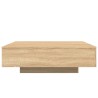 Table basse chêne sonoma 100x100x31 cm bois d'ingénierie 
