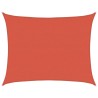 Voile d'ombrage 160 g/m² Terre cuite 6x7 m PEHD 
