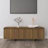 Meuble TV Chêne marron 120x30x40,5 cm Bois d'ingénierie 