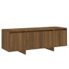 Meuble TV Chêne marron 120x30x40,5 cm Bois d'ingénierie 