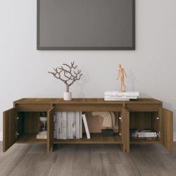 Meuble TV Chêne marron 120x30x40,5 cm Bois d'ingénierie 