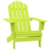 Chaise de jardin Adirondack bois de sapin massif vert 