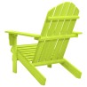 Chaise de jardin Adirondack bois de sapin massif vert 
