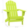 Chaise de jardin Adirondack bois de sapin massif vert 