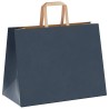 Sacs en papier 50 pcs avec poignées bleu 32x17x25 cm 
