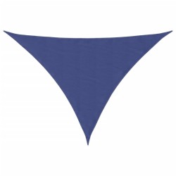 Voile de parasol tissu oxford triangulaire 3x3x4,24 m bleu 