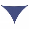Voile de parasol tissu oxford triangulaire 3x3x4,24 m bleu 