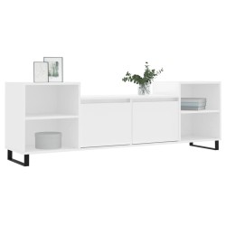 Meuble TV Blanc 160x35x55 cm Bois d'ingénierie 