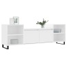 Meuble TV Blanc 160x35x55 cm Bois d'ingénierie 