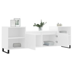 Meuble TV Blanc 160x35x55 cm Bois d'ingénierie 