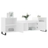 Meuble TV Blanc 160x35x55 cm Bois d'ingénierie 
