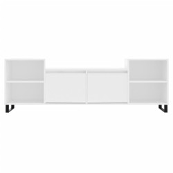 Meuble TV Blanc 160x35x55 cm Bois d'ingénierie 