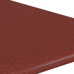 Panneaux muraux 12pcs Rouge bordeaux 30x30 cm Similicuir 0,54m² 