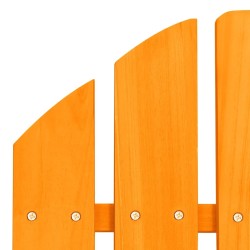 Chaise de jardin Adirondack bois de sapin massif orange 