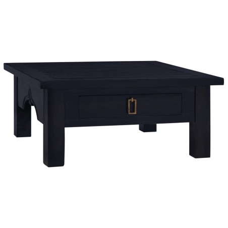 Table basse Café noir clair 68x68x30 cm Bois d'acajou massif 