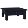 Table basse Café noir clair 68x68x30 cm Bois d'acajou massif 