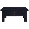 Table basse Café noir clair 68x68x30 cm Bois d'acajou massif 