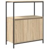 Meuble de salle de bain et étagères chêne sonoma 76,5x35x95 cm 
