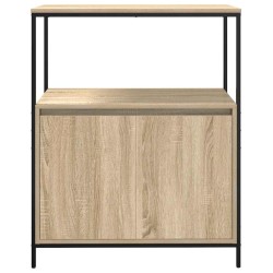 Meuble de salle de bain et étagères chêne sonoma 76,5x35x95 cm 