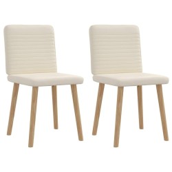 Chaises à manger lot de 2 Lin 