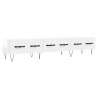 Meuble TV blanc brillant 150x36x30 cm bois d'ingénierie 
