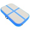 Tapis gonflable de gymnastique avec pompe 60x100x20 cm PVC Bleu 