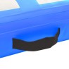 Tapis gonflable de gymnastique avec pompe 60x100x20 cm PVC Bleu 