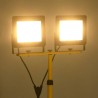 Projecteur à LED avec trépied 2x100 W Blanc chaud  
