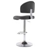Tabouret de bar Gris Similicuir 
