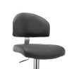 Tabouret de bar Gris Similicuir 