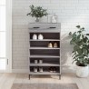 Armoire à chaussures sonoma gris 60x35x105 cm bois d'ingénierie 
