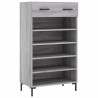 Armoire à chaussures sonoma gris 60x35x105 cm bois d'ingénierie 