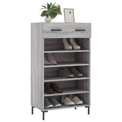 Armoire à chaussures sonoma gris 60x35x105 cm bois d'ingénierie 