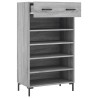 Armoire à chaussures sonoma gris 60x35x105 cm bois d'ingénierie 
