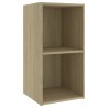 Meubles TV 2 pcs Chêne sonoma 72x35x36,5 cm Bois d'ingénierie 