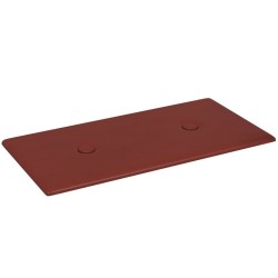 Panneaux muraux 12pcs Rouge bordeaux 30x15 cm Similicuir 0,54m² 
