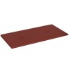 Panneaux muraux 12pcs Rouge bordeaux 30x15 cm Similicuir 0,54m² 