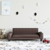 Canapé pour enfants marron 90x53x30 cm similicuir 