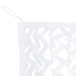 Filet de camouflage avec sac de rangement 833x609 cm blanc 