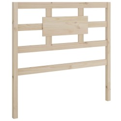 Cadre de lit sans matelas 75x190 cm bois massif 